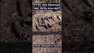 PT91 Tank Obliterated – Aftermath of a Drone Attack [upl. by Amaleta]