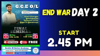 END WAR  DAY 2  After 230 PM  Final Day [upl. by Retsehc942]