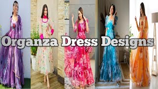 Latest Organza Dress Designs 2024 Organza Dress Designing Ideas For Girls New Outfits For Women [upl. by Midge923]