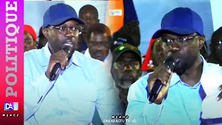 INTEGRALITE DISCOURS DU PR OUSMANE SONKO A GUEDIAWAYE EN WOLOF [upl. by Veator515]