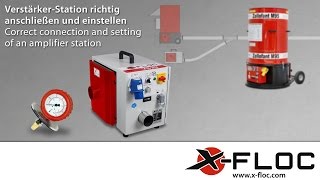 XFloc Verstärker Anschluss und Einstellungen  Amplifier connection and settings [upl. by Oiramd]