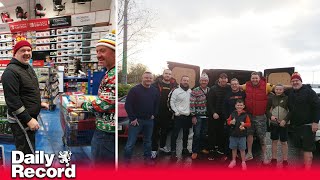 Motherwell fans make donations to charities across North Lanarkshire [upl. by Onez974]