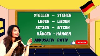 stellen stehen legen liegen setzen sitzen hängen [upl. by Eimaral103]