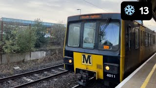 Tyne and Wear Metro Trains at Fawdon 🚆 [upl. by Odlanir]