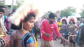 குறத்தியை போட்டு தாக்கும் வாலிபர் Full HD Latest Kottarai Karakattam village Boy dance Korathi Nisha [upl. by Jacklin]