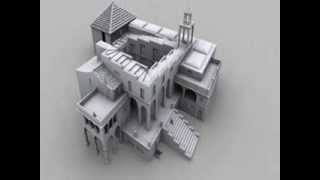 MC Escher  quotAscending and Descendingquot 3D Model [upl. by Latona]