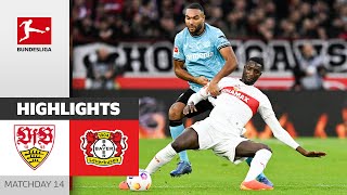 VfB Stuttgart  Bayer 04 Leverkusen 11  Highlights  Matchday 14 – Bundesliga 202324 [upl. by Wittenburg]