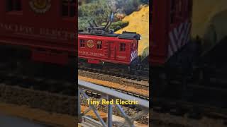 Tiny Red Electric HO with Pantograph [upl. by Dove946]