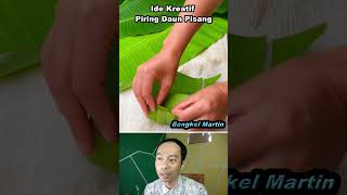 Ide Kreatif Piring Daun Pisang idekreatif ideas 2024 [upl. by Adev]