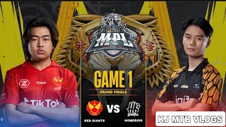 SRG vs HOMEBOIS GAME 1 MPL MALAYSIA SEASON 13  GRAND FINALS [upl. by Merkley]