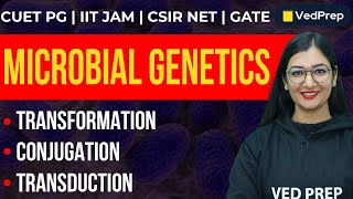 Microbial Genetics  Transformation  Conjugation CUET PGJAMCSIR NETGATE VedPrep Chem Academy [upl. by Latouche]