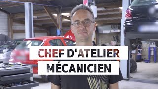 Chef datelier mécanicien  réparer et entretenir les véhicules [upl. by Vicky]