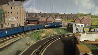 OO Gauge Model Railway 3 Trains on the go [upl. by Massingill]