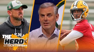 Colin sets his expectations for Jordan Love Matt LaFleur amp Packers in 2023  NFL  THE HERD [upl. by Fazeli]