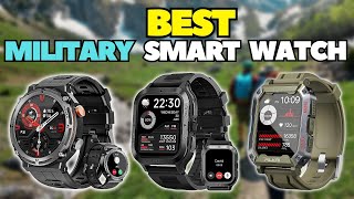 Top 5 Best Military Smartwatch For Men 2024 Rugged Smartwatch [upl. by Raine]