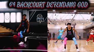 NBA LIVE 19 64 BACKCOURT DEFENDER BUILD TUTORIALFULL BREAKDOWN [upl. by Reace]