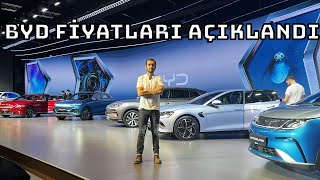 BYD Türkiye Fiyatları Açıklandı  quotModellerin Fiyatları Beklentileri Karşılamadıquot [upl. by Tranquada]