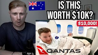 Reaction To Qantas First Class [upl. by Anibla934]