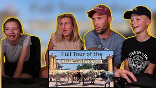 Graham Family Reacts To Fort Worth Stockyards Tour [upl. by Rufena766]