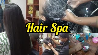 How to do Hair Spa  Hair Spa At Parlour  Hair Spa Step By Step video [upl. by Yerg19]