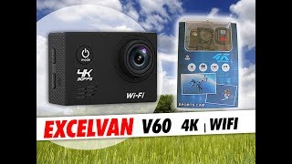 Excelvan V60 4K  UNBOXING ACTION CAM [upl. by Cychosz]