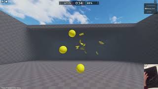 147K Gridshot WR with a handcam Reflex Aim Trainer Roblox [upl. by Aisor]