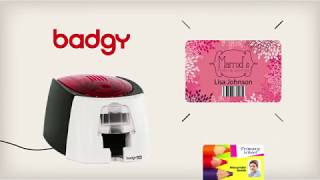 Badgy 200 The affordable card printing solution Evolis [upl. by Deryl727]