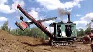 Erie B Steam Shovel Part 1 of 2 from 2006 [upl. by Ahsilram227]