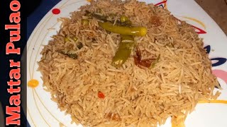 Authentic And Delicious Mattar Pulao Recipe [upl. by Bogoch216]