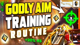 PERFECT AIM Training Method to IMPROVE in Valorant Radiant Routine  PRO Guide by FPS Coach [upl. by Zumwalt246]