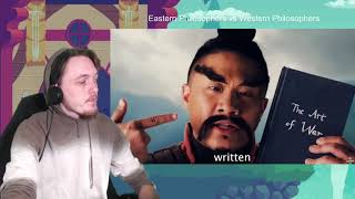 Eastern Philosophers vs Western Philosophers Epic Rap Battles of History Reaction [upl. by Ainnet]