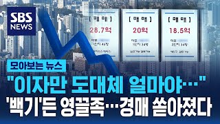 quot이자만 도대체 얼마야…quot 백기든 영끌족…경매 쏟아졌다  SBS  모아보는 뉴스 [upl. by Annala]