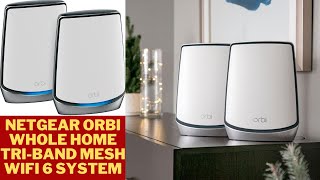 NETGEAR Orbi Whole Home Tri band Mesh WiFi 6 System [upl. by Redle236]