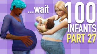 MY BABY DADDY IS PREGNANT TOO   100 BABY CHALLENGE SPEEDRUN  Part 27 [upl. by Amr]