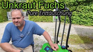 Unkrautfuchs 👉 Pure Enttäuschung‼️ Wildkrautbürste und Abflammen als Alternative❓ [upl. by Sissel]