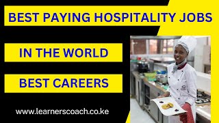 Top 10 Best Paying Hospitality Jobs [upl. by Ocsic]