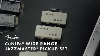 CuNiFe Wide Range Jazzmaster Pickup Set  Fender [upl. by Quinlan244]