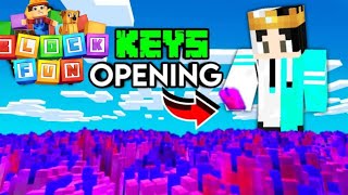 KEYS OPENING IN BLOCKS FUN 💀 notwhoap minecraft gaming viralvideo tranding [upl. by Naillij7]