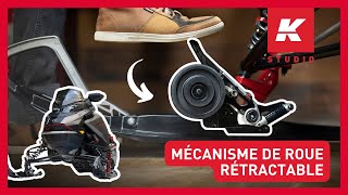 Kimpex Rouski EVO – Système de roue rétractable pour motoneige [upl. by Fortna]