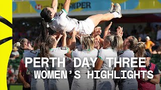 Ireland are WINNERS down under  Perth HSBC SVNS Day Three Womens Highlights [upl. by Erehs591]