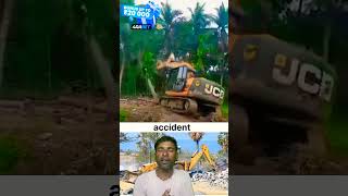 Accident Live  Excavator Live Accident livebig 4rabetind shortsfeed viral [upl. by Aneala]