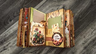 Fall Junk Journal Flip Through 62 SOLD [upl. by Eiahpets]