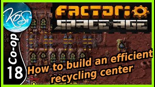 Factorio Space Age DLC MP 18  How to Do Fulgora Recycling Factorio DLC MP [upl. by Alrak]