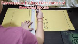 TLE 10 Dressmaking  Drafting Front Pattern for Sleeveless Blouse Quarter 2 Week 3 [upl. by Atwood]