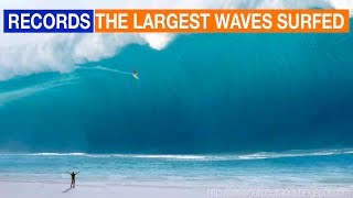 BIGGEST WAVES EVER SURFED IN HISTORY  LAS OLAS MÁS GRANDES JAMÁS SURFEADAS [upl. by Airekahs]