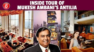 Inside Tour Of Mukesh Ambanis Massive BillionDollar House Antilia [upl. by Anasiul]