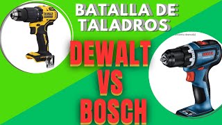 Guía Rápida ¿Taladro Dewalt o Bosch 18V XR Brushless ¿Cuál Comprar [upl. by Zitella]