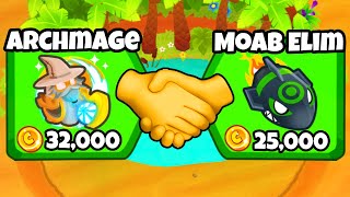 This Wizard Combination FAILED Me Bloons TD Battles 2 [upl. by Enida882]