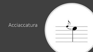 Acciaccatura Example  Musical Concepts Download in Description [upl. by Elsy]