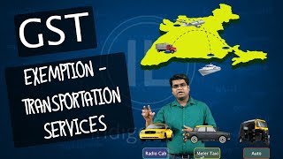 Exemption from GST – Transportation of Passengers  CA InterFinal [upl. by Gorlicki913]